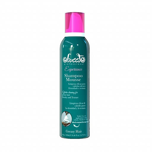 Шампунь мусс для объема 260 мл Shampoo GREASY HAIR Sweet Hair Professional, цена 2 100 руб.