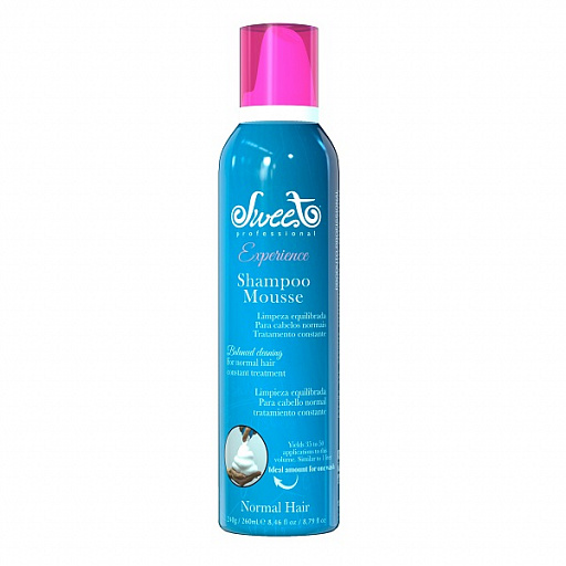 Шампунь мусс для питания 260 мл Shampoo NORMAL HAIR Sweet Hair Professional, цена 2 100 руб.