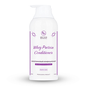 Кондиционер для волос Brit Hair Group Whey Protein Conditioner бальзам протеиновый, трихологический для восстановления и роста 700 мл Бразилия